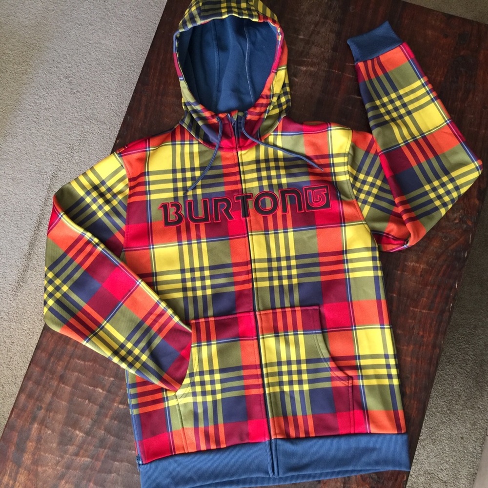 NWOT! Burton DryRide fleece-bonded hoodie, size M